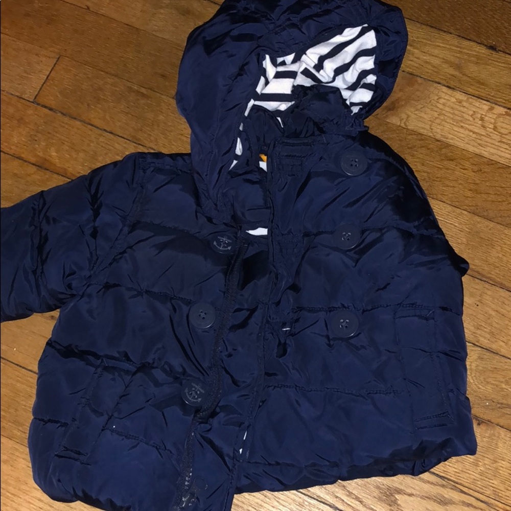 Unisex coat for infants from baby Gap.